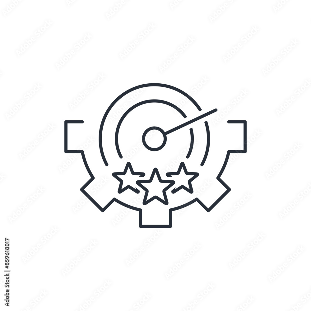 Technical enhancement. Vector linear icon isolated on white background. Technical enhancement. Vector linear icon isolated on white background.