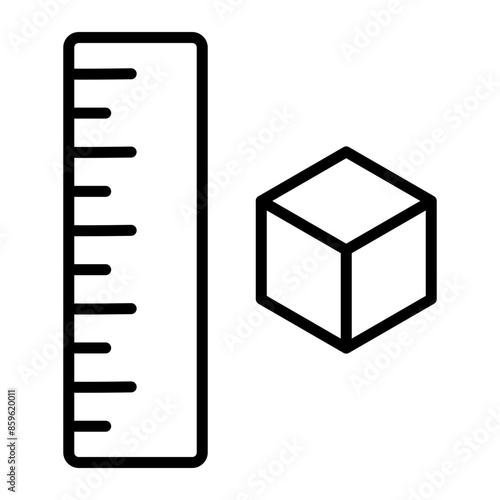 Measuring Line Icon