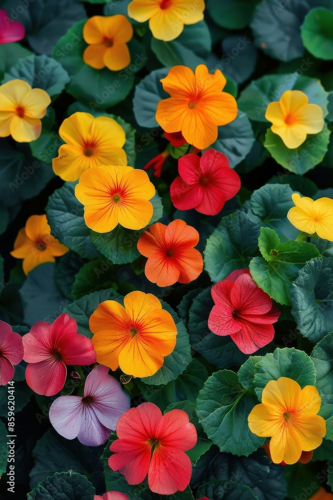 Colorful Flowers in Bloom Colorful Flowers in Bloom