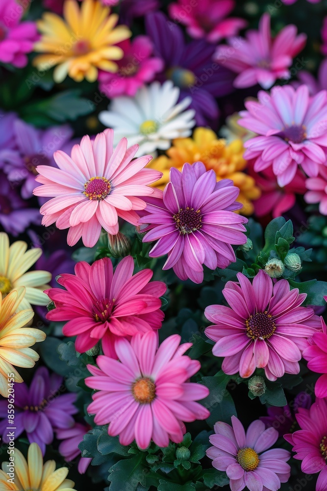 Colorful Flowers in Bloom Colorful Flowers in Bloom