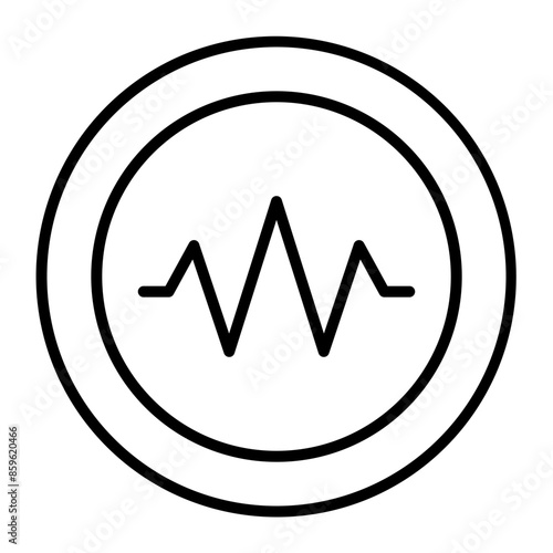 Amplitude Line Icon