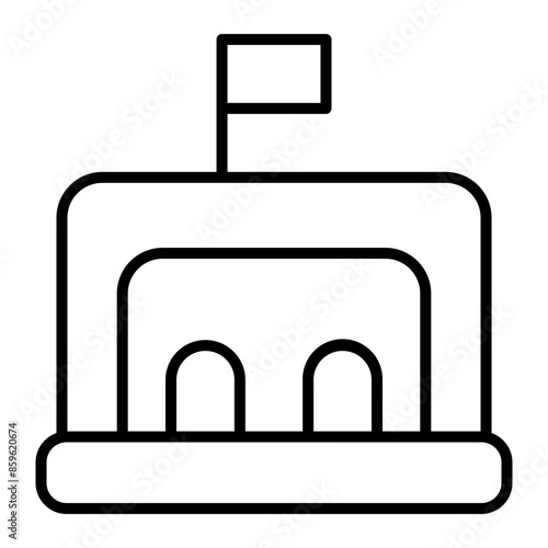 Bunker Line Icon
