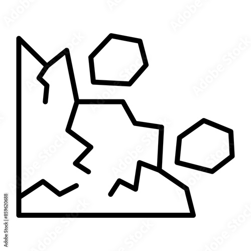 Avalanche Line Icon