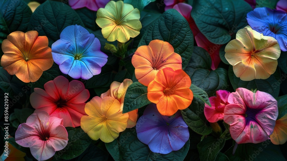 Colorful Flowers in Bloom Colorful Flowers in Bloom