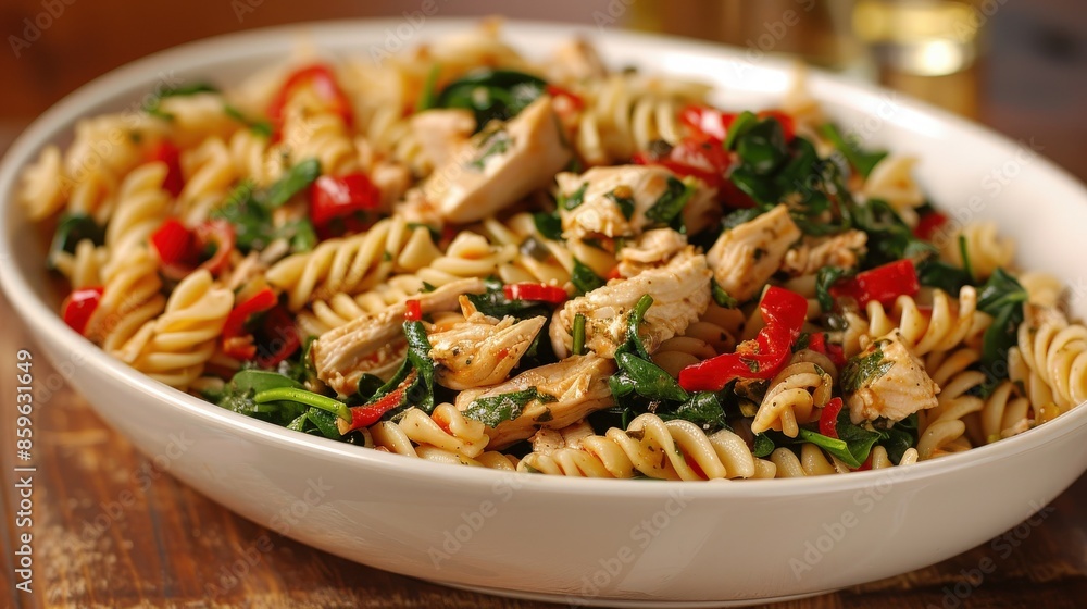 Chicken Spinach Pasta Salad Chicken Spinach Pasta Salad