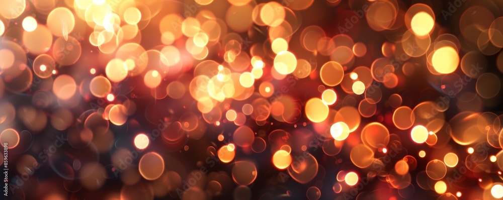 Bokeh lights in warm tones, abstract background. Festive and celebratory concept Bokeh lights in warm tones, abstract background. Festive and celebratory concept