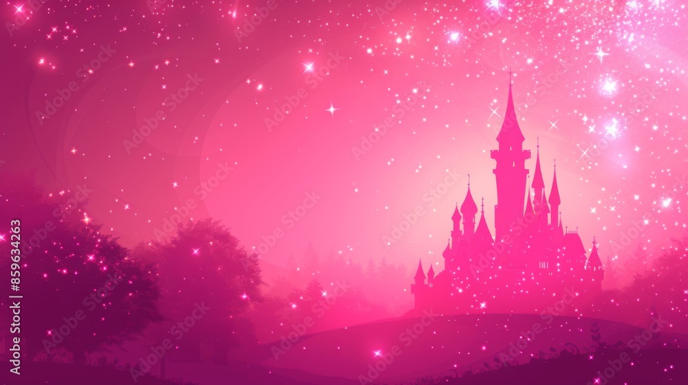 Pink sparkling princess background Pink sparkling princess background