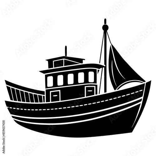 illustration of a ship