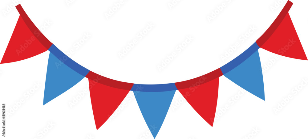 Obraz premium 4th Of July decorative elements