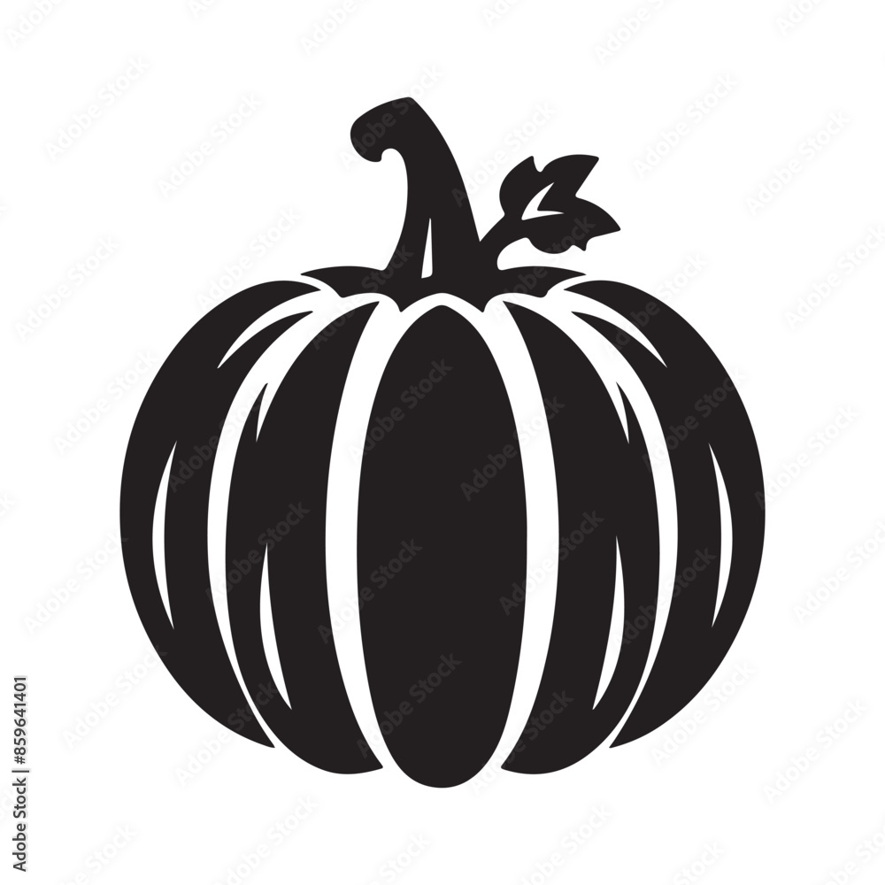 Halloween Pumpkin silhouette vector art illustration, silhouette design, Minimalist, black, silhouette icon, Isolated on white Halloween Pumpkin silhouette vector art illustration, silhouette design, Minimalist, black, silhouette icon, Isolated on white