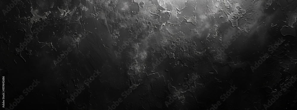 Dark gray abstract background with texture, smeared paint and rough ...