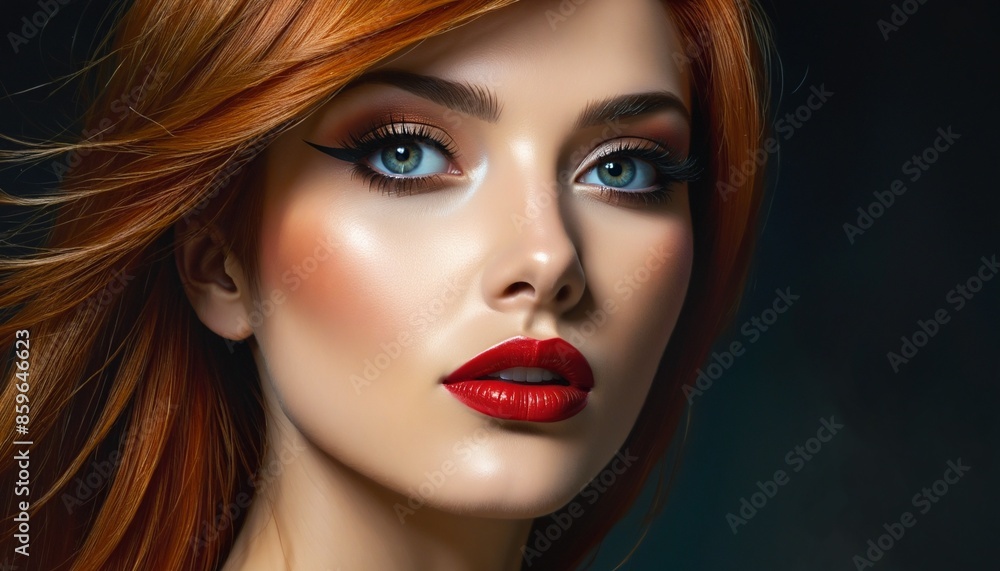 The Fiery Muse: A Portrait of Feminine Power The Fiery Muse: A Portrait of Feminine Power