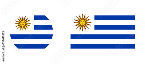 Fotografía Flag of Uruguay