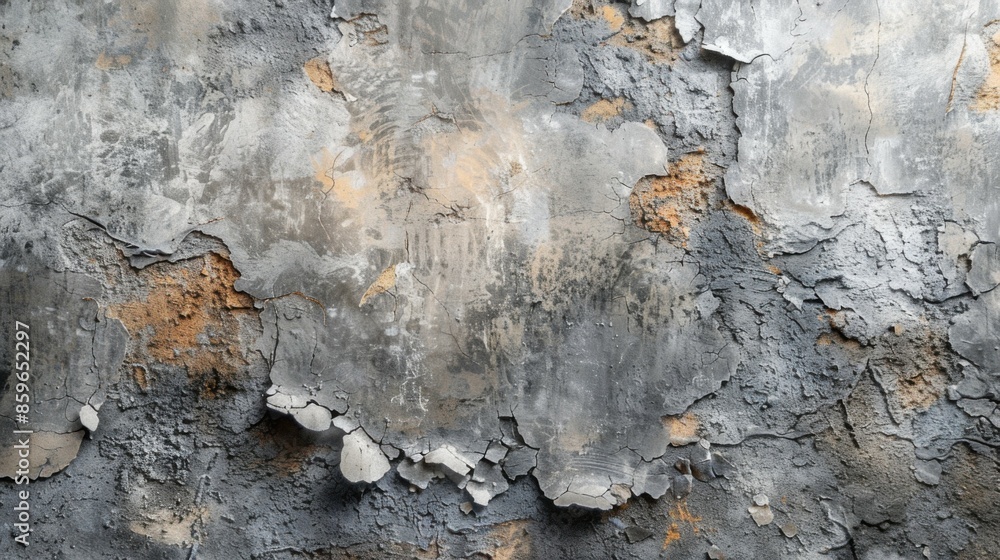 Textured gray and white concrete wall is background for interior design. Textured gray and white concrete wall is background for interior design.