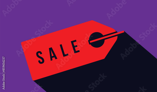 Shopping tag for hanging sale discount special offer coupon marketing promo .eps10