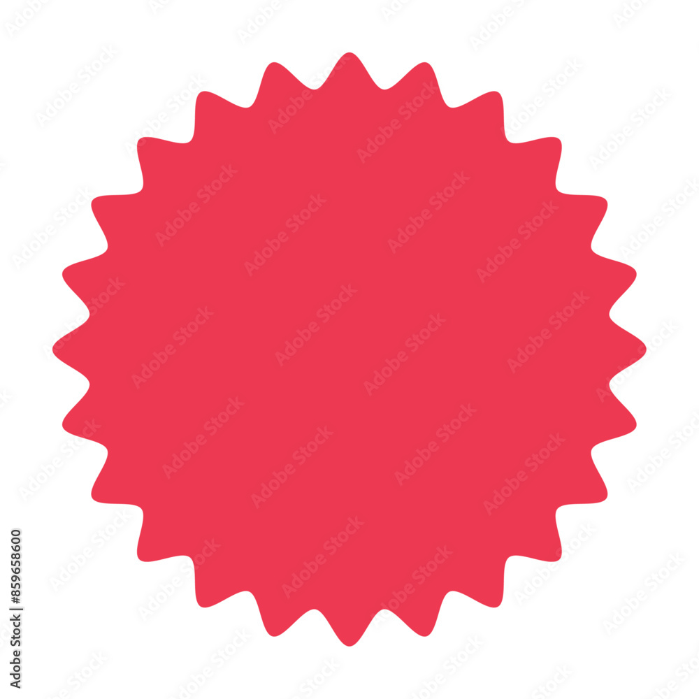 Zigzag circle badge, color rectangle frames set. Label price callout. Flat vector illustration isolated on white background. Zigzag circle badge, color rectangle frames set. Label price callout. Flat vector illustration isolated on white background.