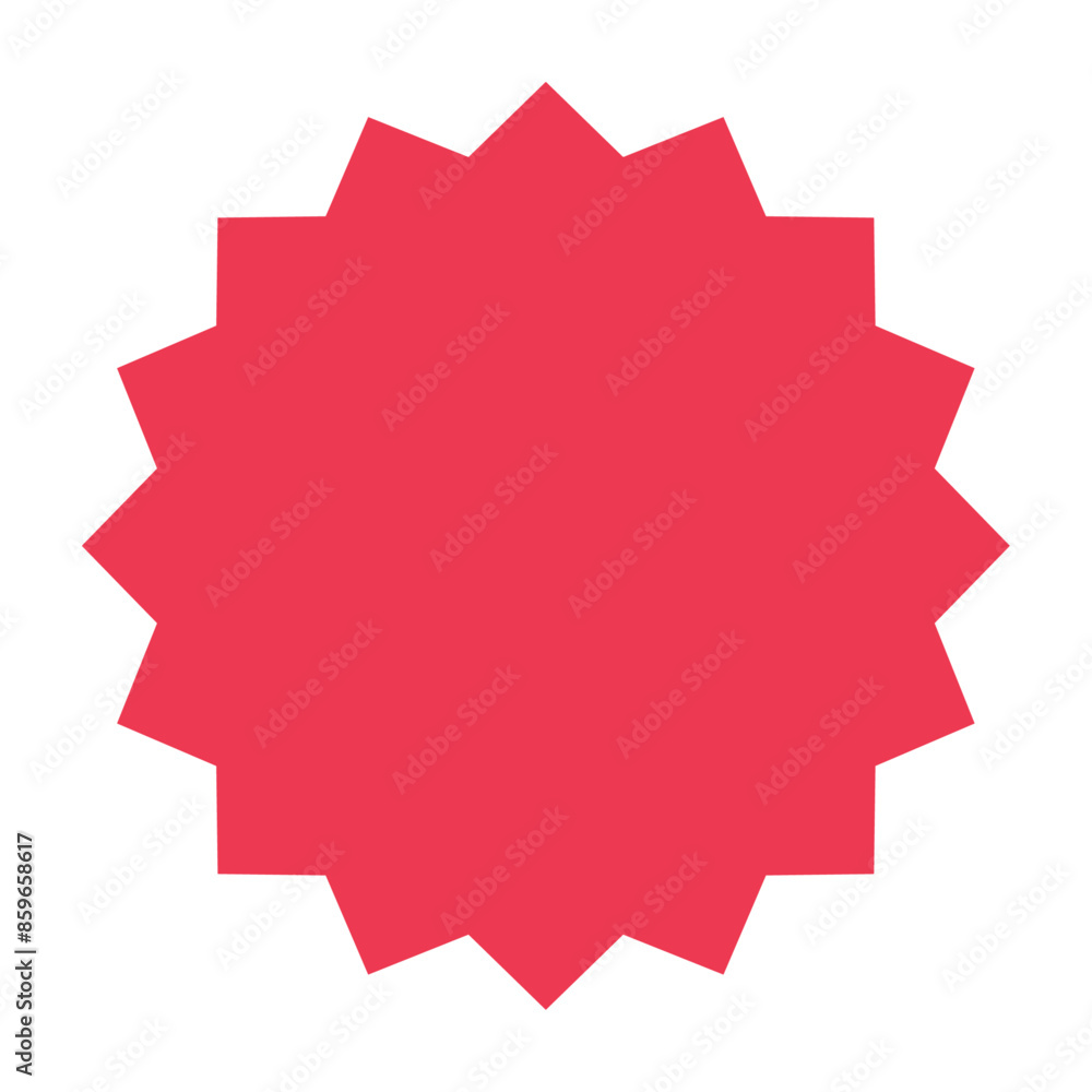 Zigzag circle badge, color rectangle frames set. Label price callout. Flat vector illustration isolated on white background. Zigzag circle badge, color rectangle frames set. Label price callout. Flat vector illustration isolated on white background.