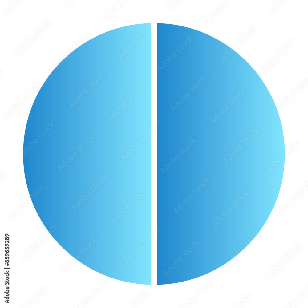 blue Pie chart with different segments in a circular diagram. wheel graph divided into parts and sections. Flat vector illustration isolated on white background. blue Pie chart with different segments in a circular diagram. wheel graph divided into parts and sections. Flat vector illustration isolated on white background.