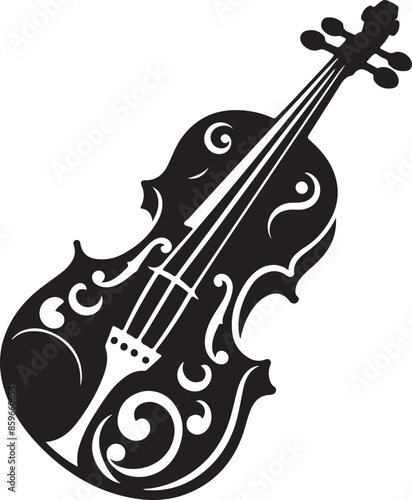 Beautiful musical instrument violin