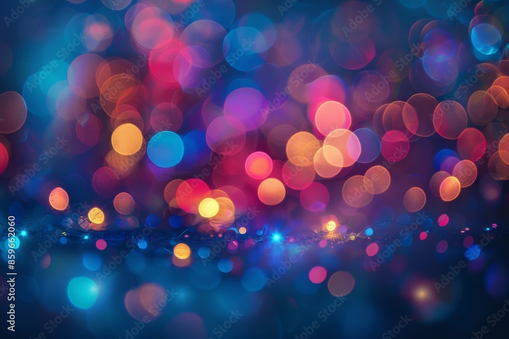 Vibrant Bokeh Lights Background Vibrant Bokeh Lights Background
