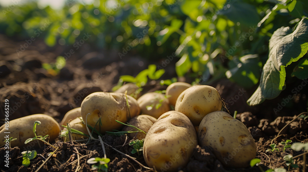 A potato plantation whose main activity is the cultivation and processing of potatoes for consumption. A potato plantation whose main activity is the cultivation and processing of potatoes for consumption.