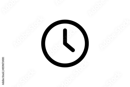 Long term icon. Clock sign. vector illustration on white background. Time sign or icon. Waiting concept.