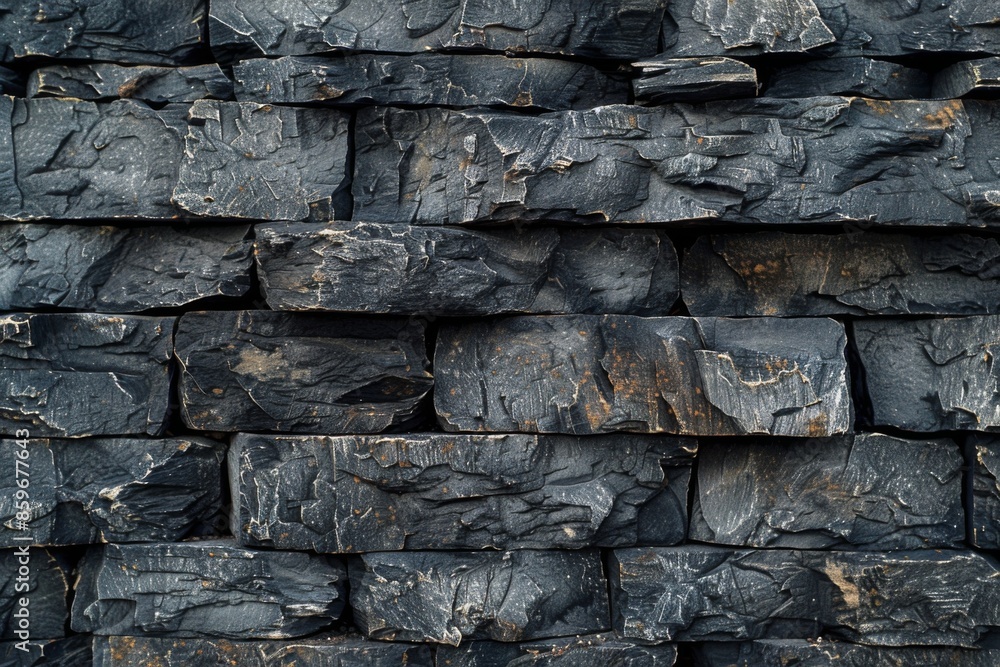 Fototapeta premium Coal Stack Texture
