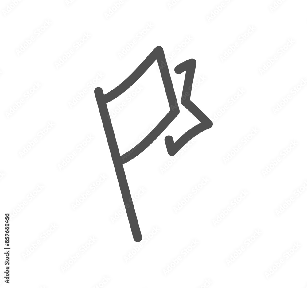 Flag related icon outline and linear vector.
Flag related icon outline and linear vector.