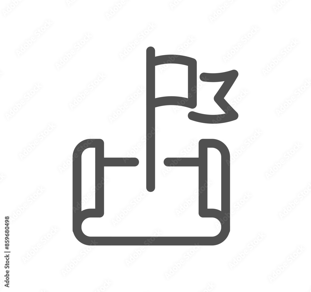 Flag related icon outline and linear vector.
Flag related icon outline and linear vector.