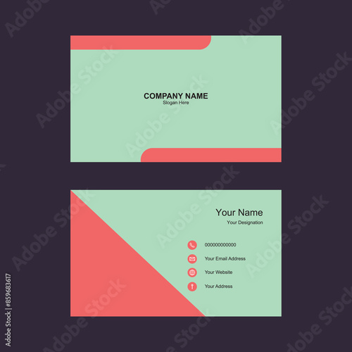 Simple Business Card Template Design