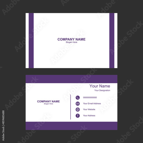Simple Business Card Template Design