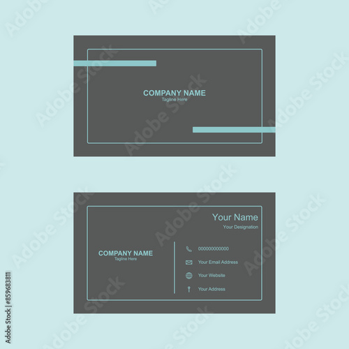 Unique Business Card Template Design