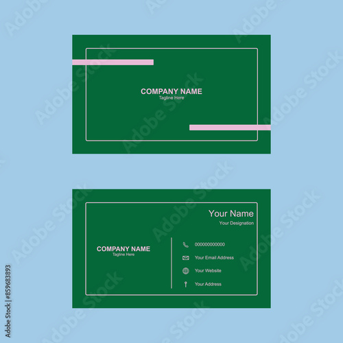 Unique Business Card Template Design