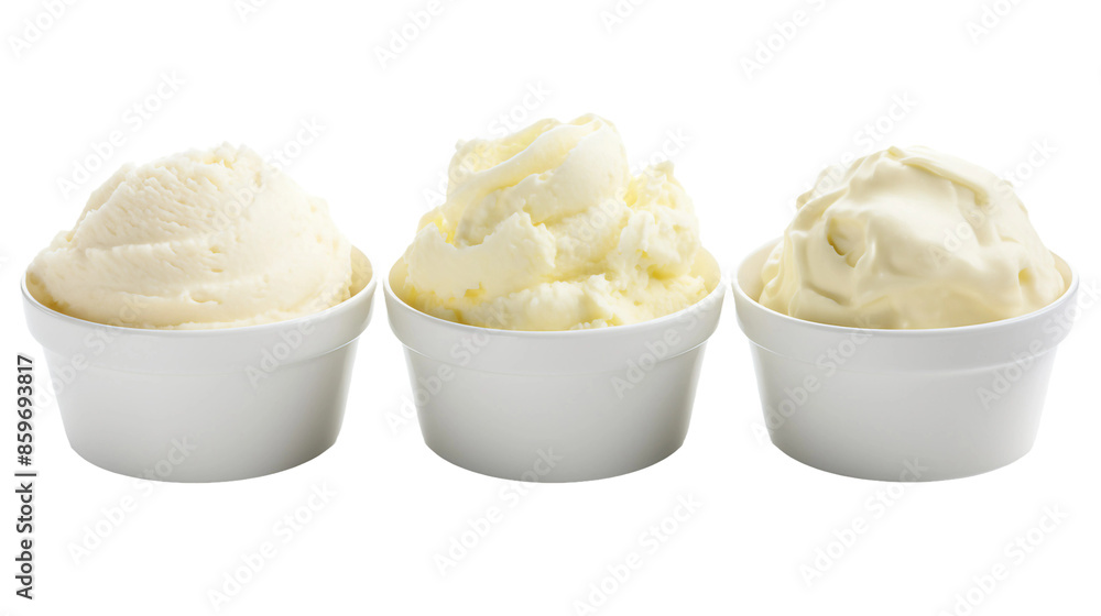 Vanilla Ice Cream Scoop on Transparent Background. Close-up of Creamy Vanilla Dessert, Perfect for Summer Treats and Gourmet Food Illustrations. Vanilla Ice Cream Scoop on Transparent Background. Close-up of Creamy Vanilla Dessert, Perfect for Summer Treats and Gourmet Food Illustrations.