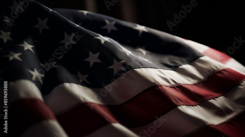 Wallpaper Mural United States of America Flag Independence Day, AI-generated Torontodigital.ca