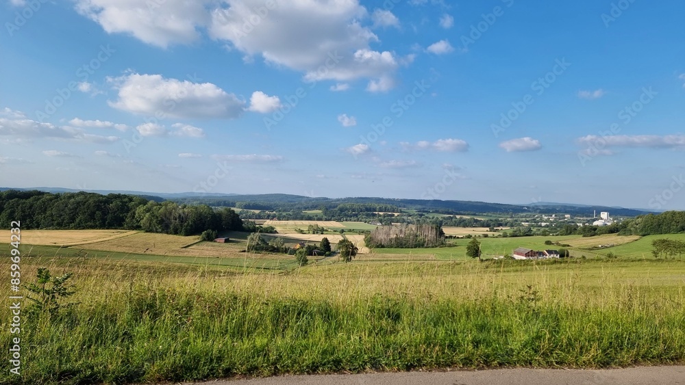 view of the fields near HornBad Meinberg view of the fields near HornBad Meinberg