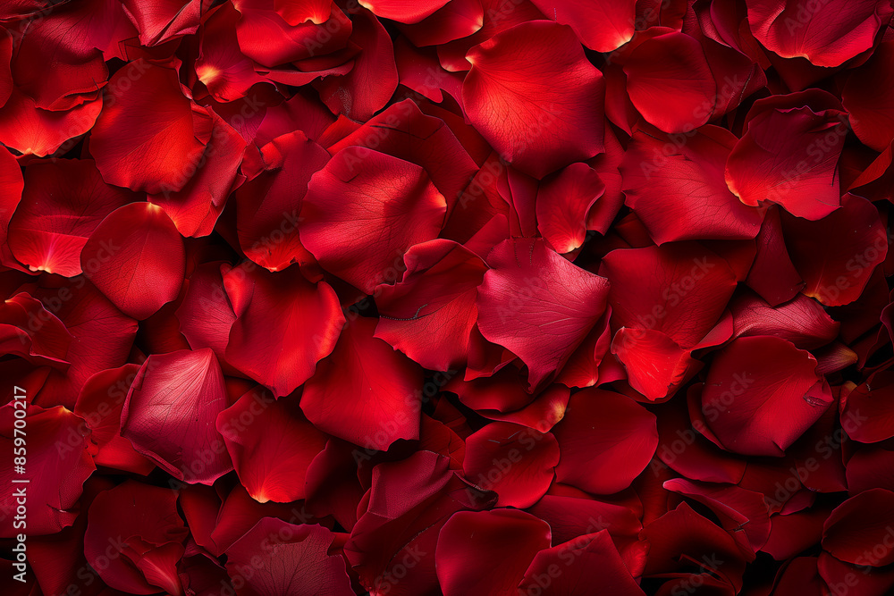 Vibrant Red Rose Petals Background Vibrant Red Rose Petals Background