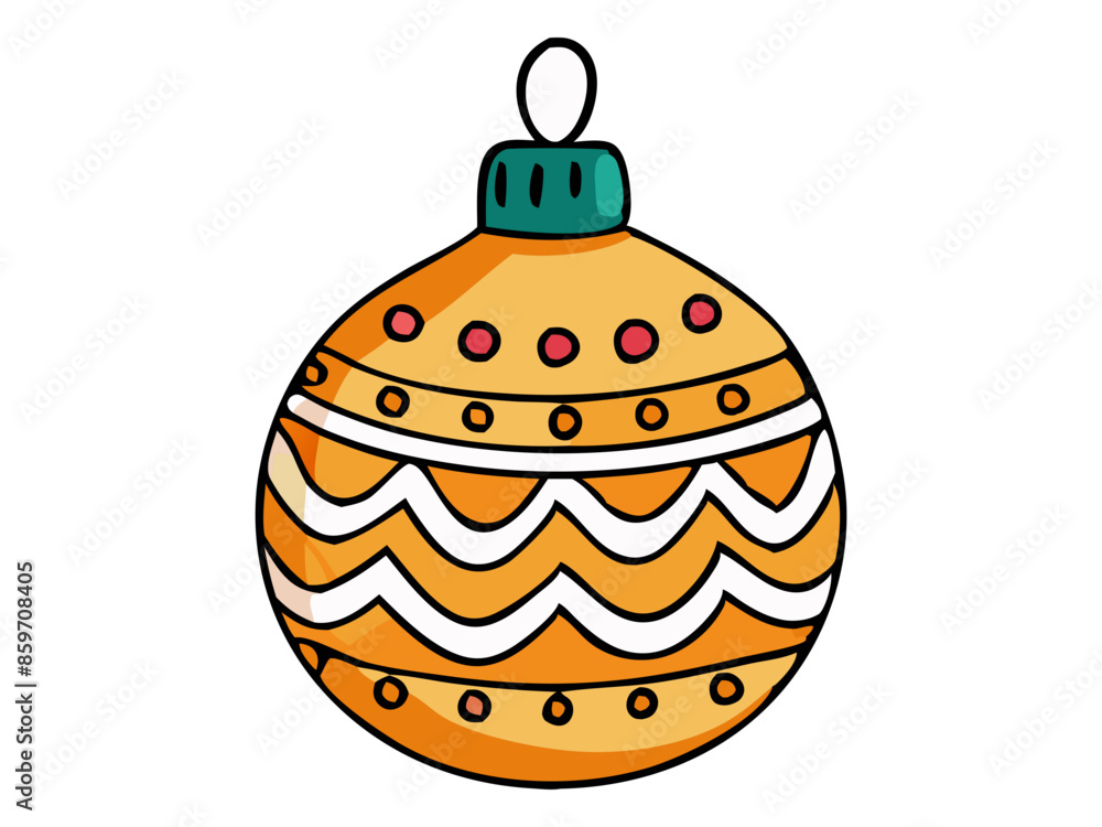 Hand-drawn Christmas ornament isolated on a white background. Concept of holiday decor, festive illustration, minimalist style, winter decoration. Print design element. Hand-drawn Christmas ornament isolated on a white background. Concept of holiday decor, festive illustration, minimalist style, winter decoration. Print design element.