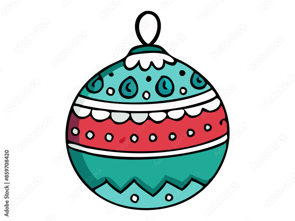 Hand-drawn Christmas ornament isolated on a white background. Concept of holiday decor, festive illustration, minimalist style, winter decoration. Print design element. Hand-drawn Christmas ornament isolated on a white background. Concept of holiday decor, festive illustration, minimalist style, winter decoration. Print design element.