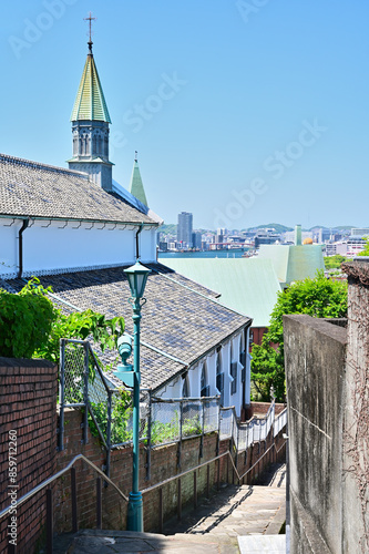 祈念坂の風景　長崎県長崎市 photo