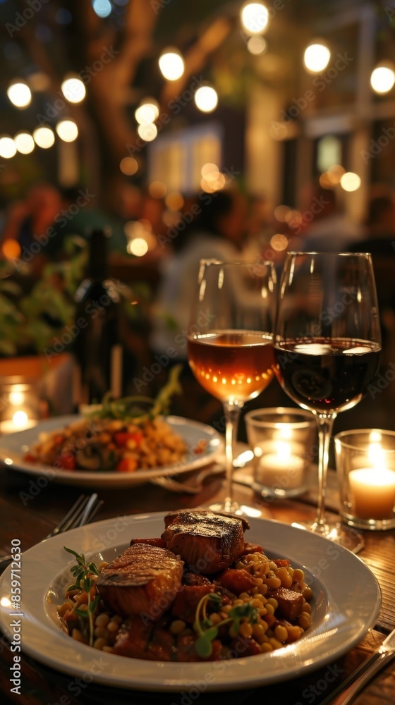 Romantic Evening at an Upscale Restaurant: Exploring Dining Date Ideas for Couples Romantic Evening at an Upscale Restaurant: Exploring Dining Date Ideas for Couples