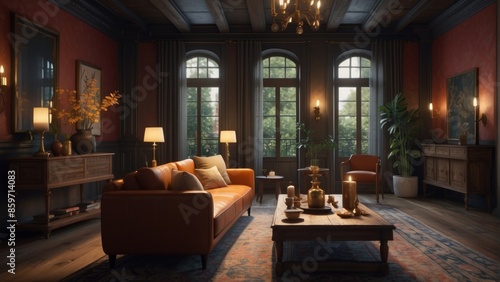Living room with steampunk soul