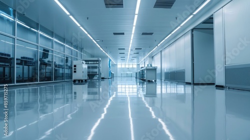 High-tech facility with fully automated PCB manufacturing equipment optimizing production processes. Fully Automated PCB Assembly Line