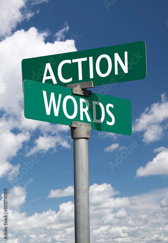 action words sign