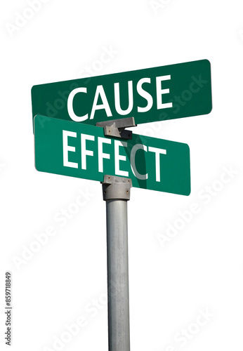 cause effect sign photo