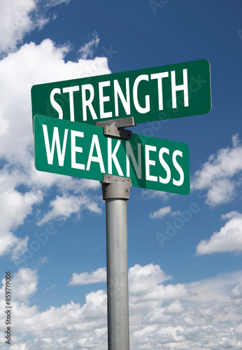 strength weakness sign