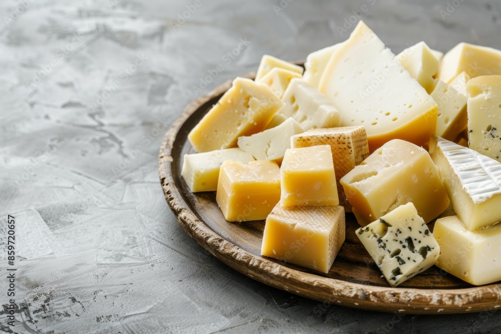 Ultra sharp image featuring chunks matured sheep cheese, including renowned Manchego variety Ultra sharp image featuring chunks matured sheep cheese, including renowned Manchego variety