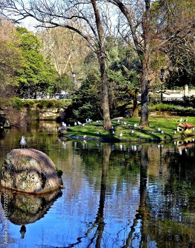 Parque de Quiñones de León en Castrelos (Vigo, Galicia) photo