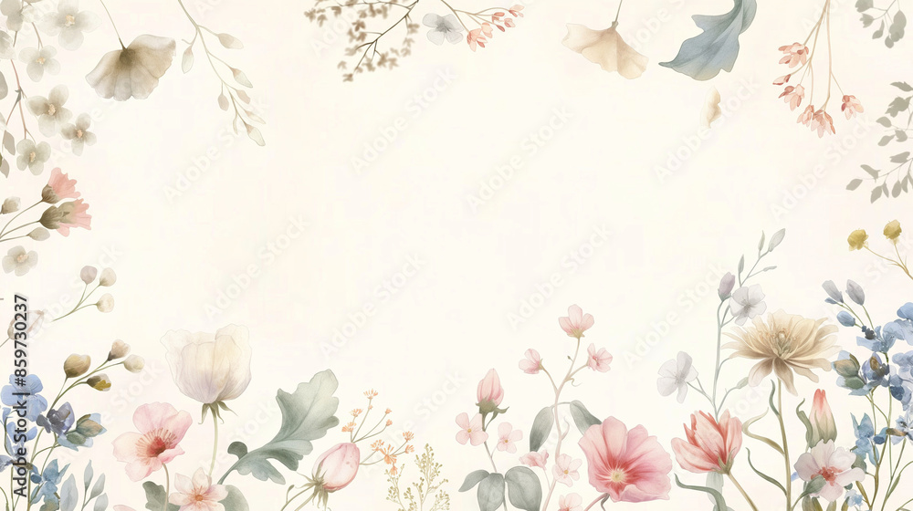 Abstract floral background in soft tones with copy space. Abstract floral background in soft tones with copy space.