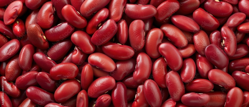 Heap of organic red kidney beans full frame background
Heap of organic red kidney beans full frame background